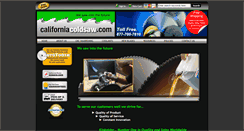 Desktop Screenshot of californiacoldsaw.com